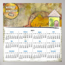 beautiful home 2011 Wall Calendar Poster