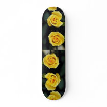 Beautiful Hybrid Tea Rose 'Oregold' Skate Board
