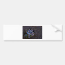Beautiful Indigo cactus flower Bumper Stickers