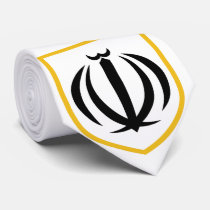 Beautiful Iran Flag Custom Tie
