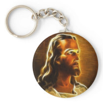Beautiful Jesus Portrait 2 Keychains