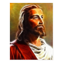 Beautiful Jesus Portrait Post Cards
