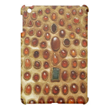 Beautiful Jewelled Gold Plate Art iPad Case