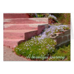 Beautiful Journey Begins with a Single Step - note Greeting Card