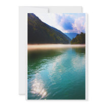 Beautiful lake in the Alps, Slovenia Personalized Announcement