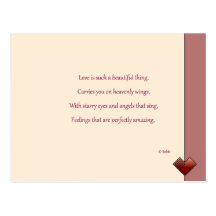 Beautiful Love Post Cards