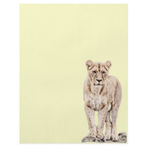 Beautiful Majestic Lioness Custom Flyer