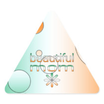Beautiful Mom Ireland Flag Colours Pop Art