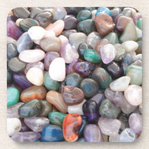 Beautiful Multicolor Stones Drink Coaster