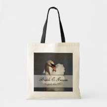 Beautiful Mute Swan Wedding Bags