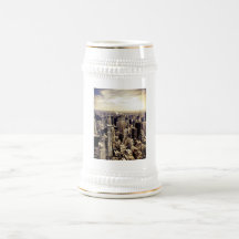 Beautiful New York City Skyscrapers Skyline Mugs