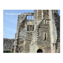 beautiful newark castle england postcard