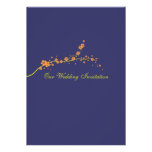 Beautiful Orange Blossom Wedding Invitation