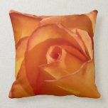 Beautiful Orange Rose Throw Pillow pillows
