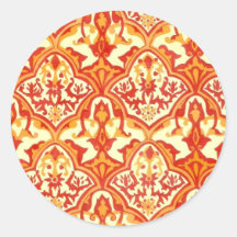 BEAUTIFUL PATTERN - RED & ORANGE STICKERS