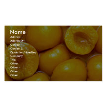 Beautiful Peach halves Business Card