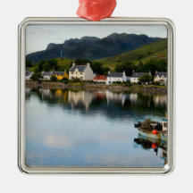 Beautiful  photo of small village of Dornie with Ornament