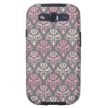 Beautiful Pink and Grey Damask Pattern