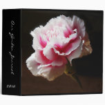 Beautiful Pink Carnation Garden Journal Binder