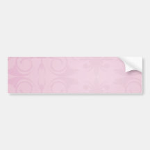 Beautiful Pink floral wedding gift Bumper Sticker