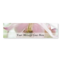 Beautiful Pink Petals - Aquilegia Bumper Sticker