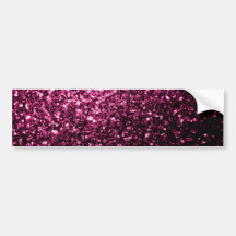 Beautiful Pink sparkles Bumper Stickers
