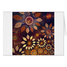 BEAUTIFUL  PLASTIC FLOWERS GREETING CARDS