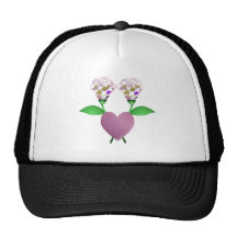 Beautiful Polka Dot Roses Hat