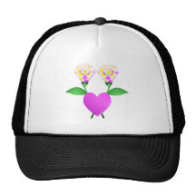 Beautiful Polka Dot Roses Hat