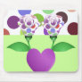 Beautiful Polka Dot Roses Mousepad