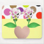 Beautiful Polka Dot Roses Mousepad