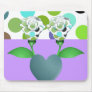 Beautiful Polka Dot Roses Mousepad