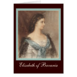 Beautiful Portrait of Empress Elisabeth - Sisi Greeting Card