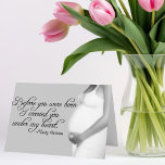 Beautiful Pregnancy Quote & Baby Belly Greeting Card