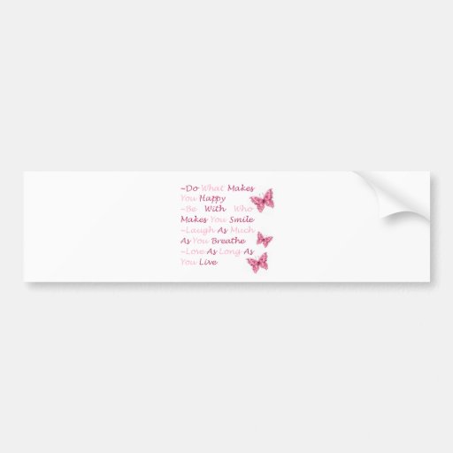 Beautiful Quotes Bumper Sticker