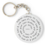 Beautiful Quotes Key Chains