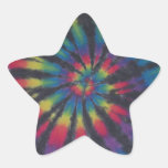 Beautiful Rainbow Swirl Spiral Tie Dye PhatDyes Stickers