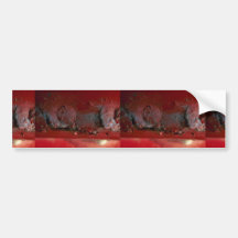 Beautiful Red And Rust Bumper Stickers