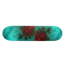 Beautiful Red Anemone Skate Deck