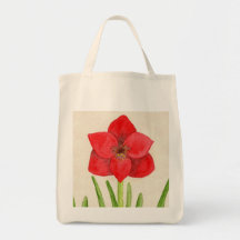 Beautiful Red Flower bag