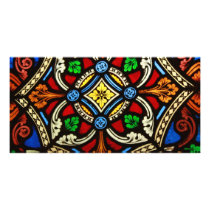 Beautiful Religious Stained Glass Photo Card