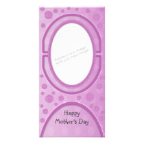 Beautiful, romantic Mother's Day design Photo Card Template