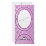 Beautiful, romantic Valentine design Custom Photo Card