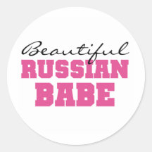 Beautiful Russian Babe Sticker