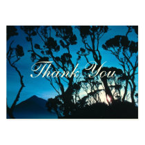 Beautiful Rwanda Giant Heather Thank You Cards Business Card Template