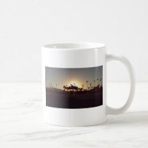 Beautiful Santa Barbara beach sunset Coffee Mugs
