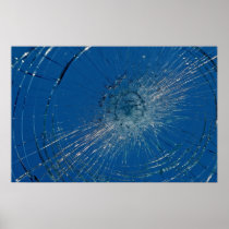Beautiful Shattered glass Poster