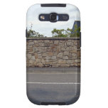 Beautiful Shot of Stone Wall and Plants Against Bl Samsung Galaxy SIII Cover