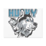 Beautiful Siberian Husky Postcard