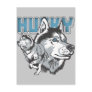 Beautiful Siberian Husky Post Card